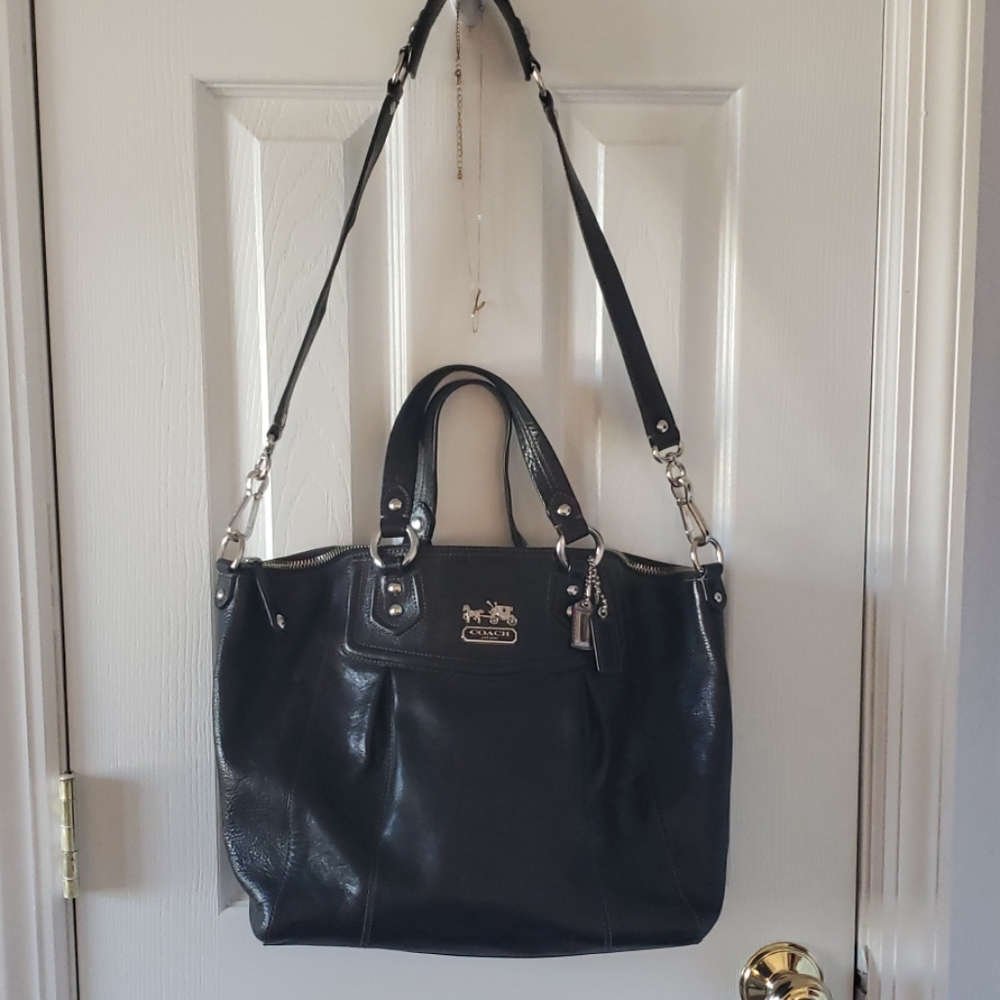 Madison black leather